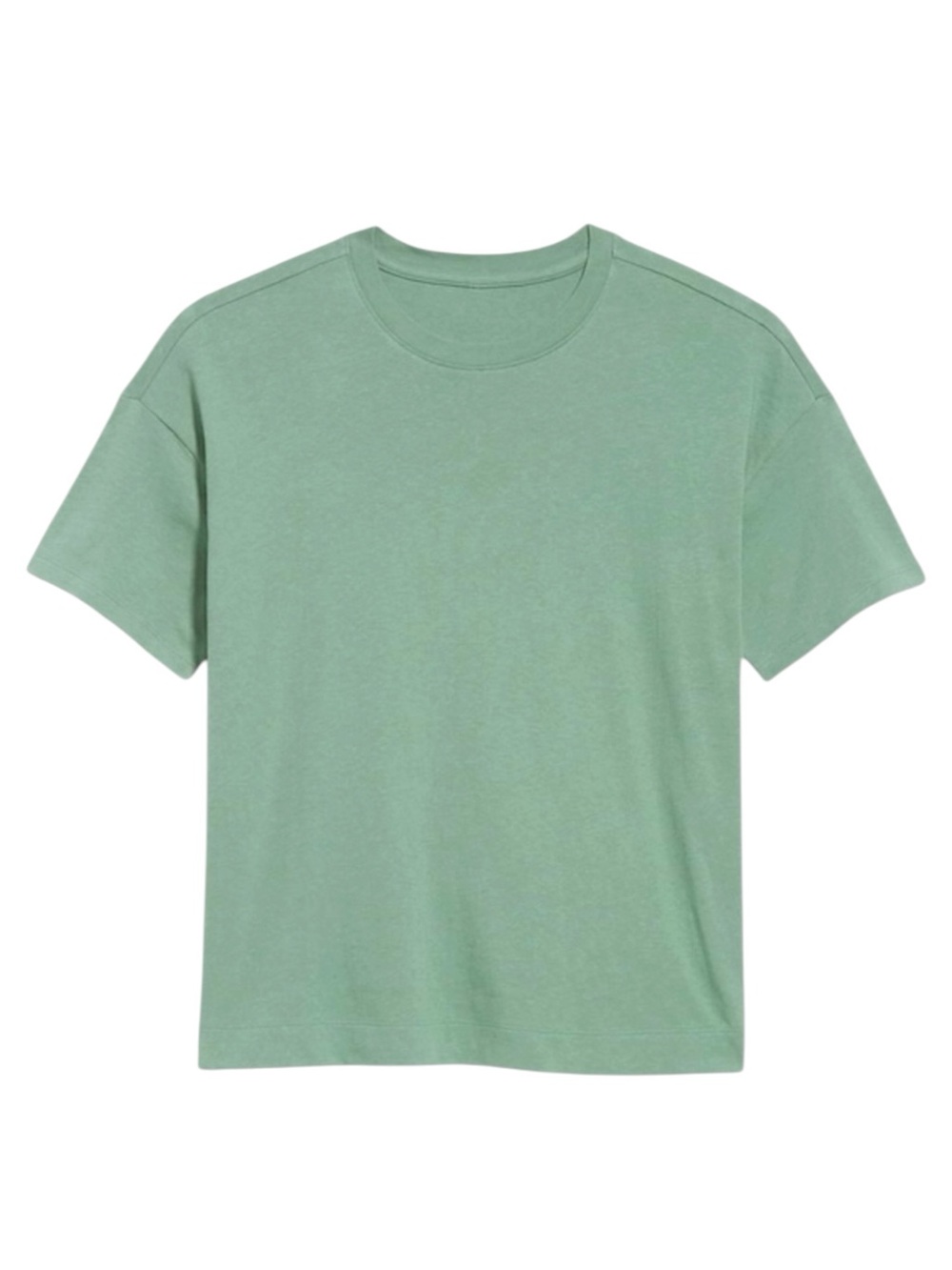 NWT Old Navy Women’s Green Vintage Crew Neck Short Sleeve T-Shirt size Small